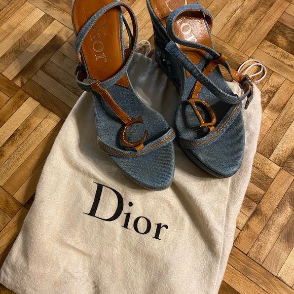 Christian Dior Couture Jean Platform Wedge - Picture 3 of 6